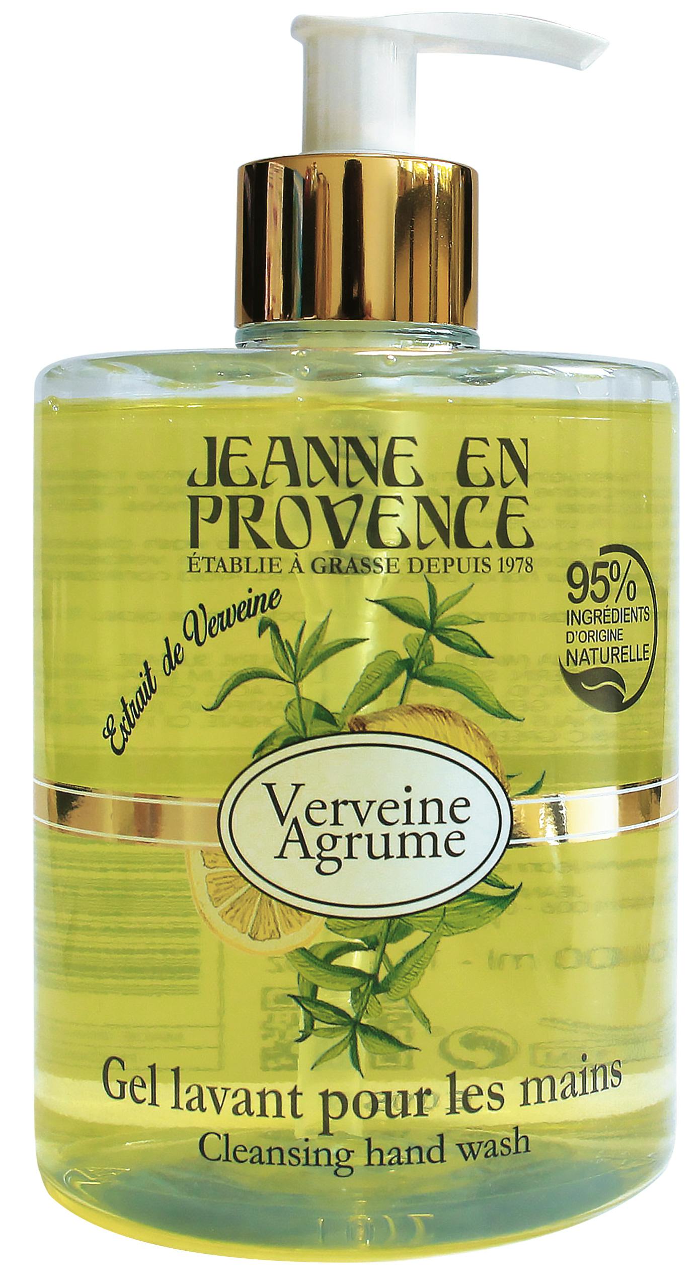 Jeanne en Provence Verveine Agrumes Hand Wash Gel 500 ml