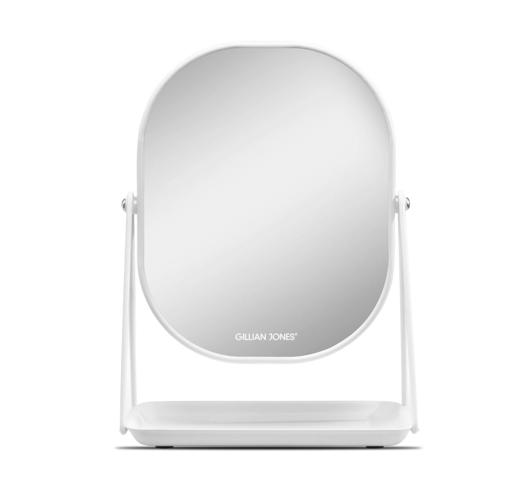 Gillian Jones Table Mirror With Tray White 1 stk