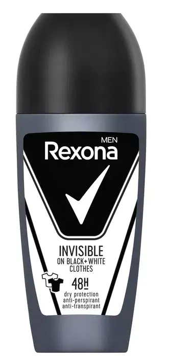 Rexona Men Invisible Black & White Roll On 50 ml