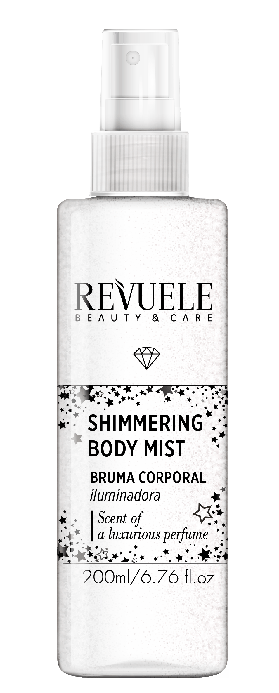 Revuele Silver Shimmering Body Mist 200 ml