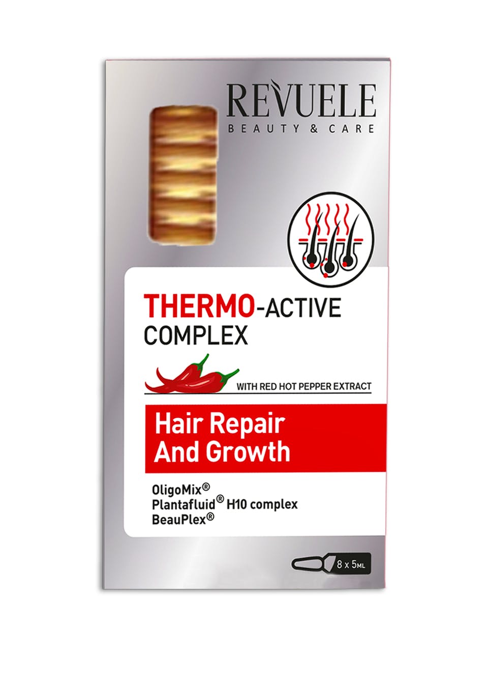 Revuele Thermo Active Complex Hair Repair And Growth 8 x 5 ml