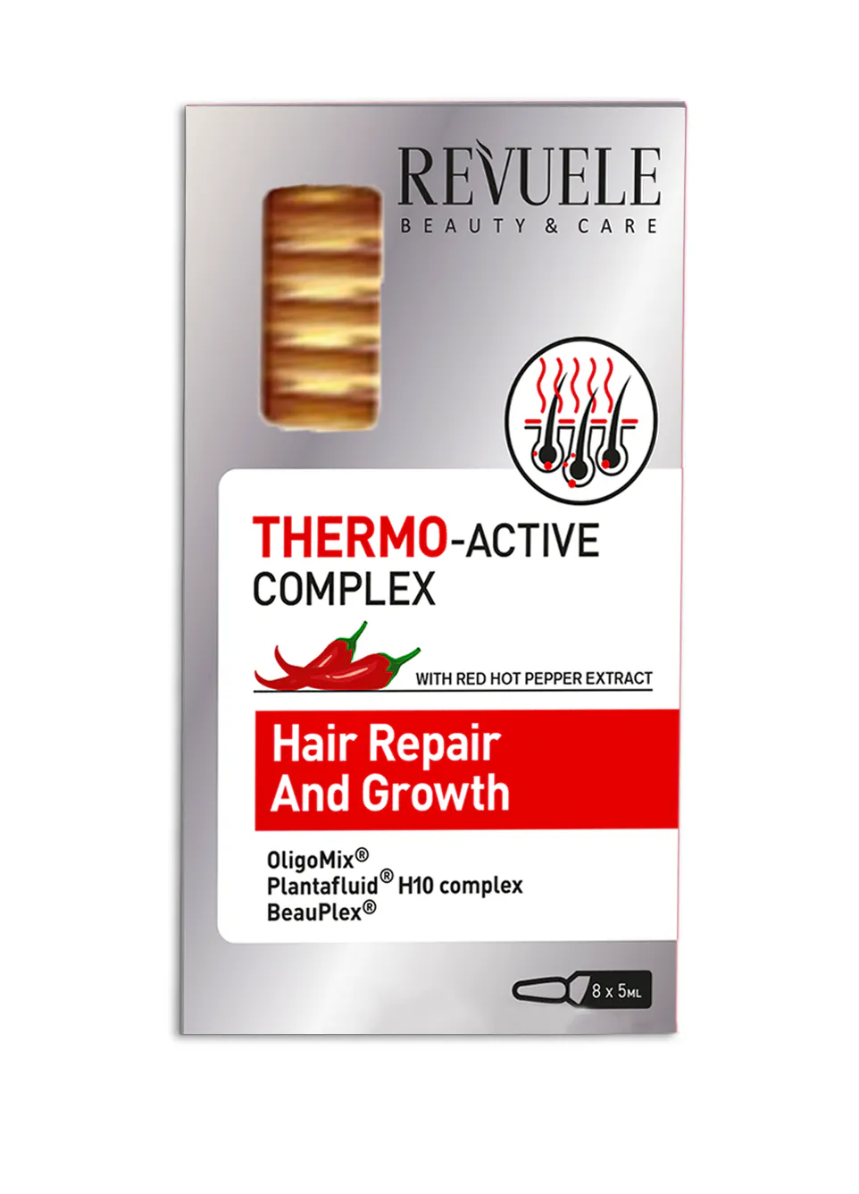 Revuele Thermo Active Complex Hair Repair And Growth 8 x 5 ml