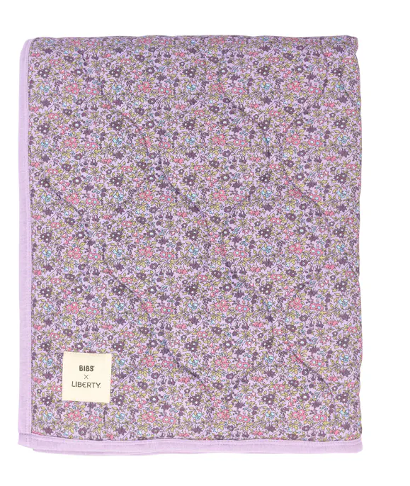 BIBS Liberty Quilted Blanket Chamomile Lawn Violet Sky 70 x 100 cm 1 pcs