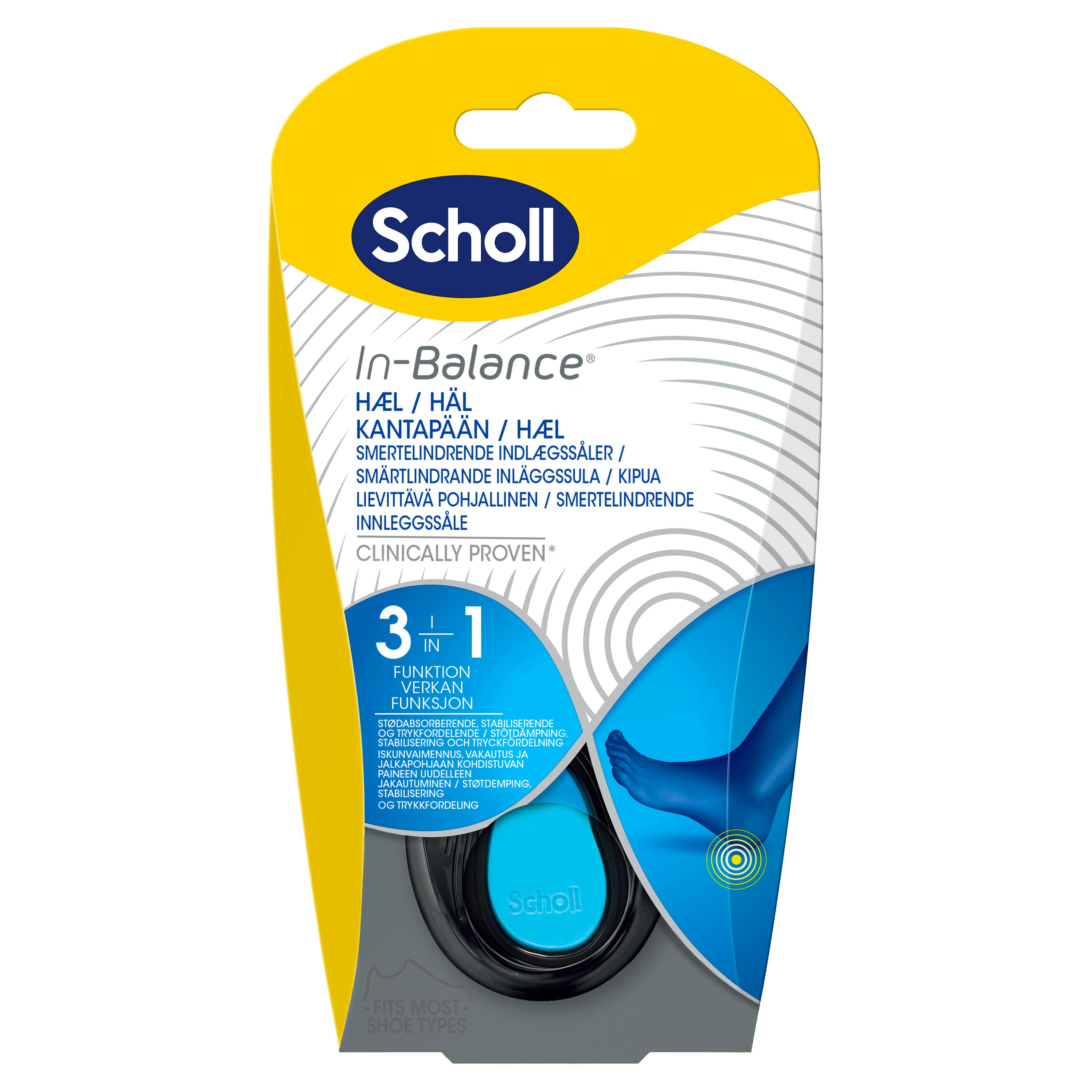 Scholl Med Insoles Heel + Ankle Size M 2 st