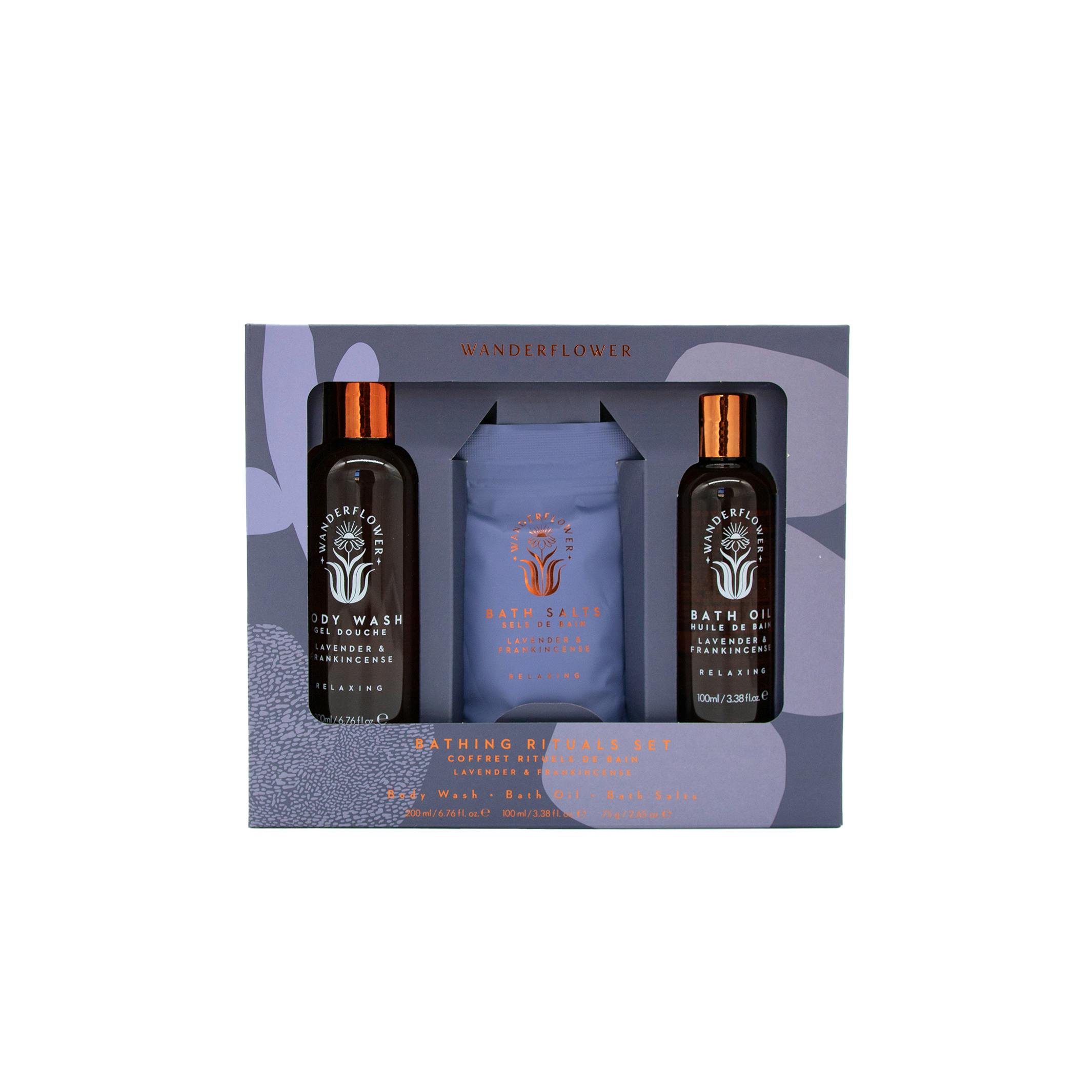 Wanderflower Bathing Rituals Set 75 g + 100 ml + 200 ml