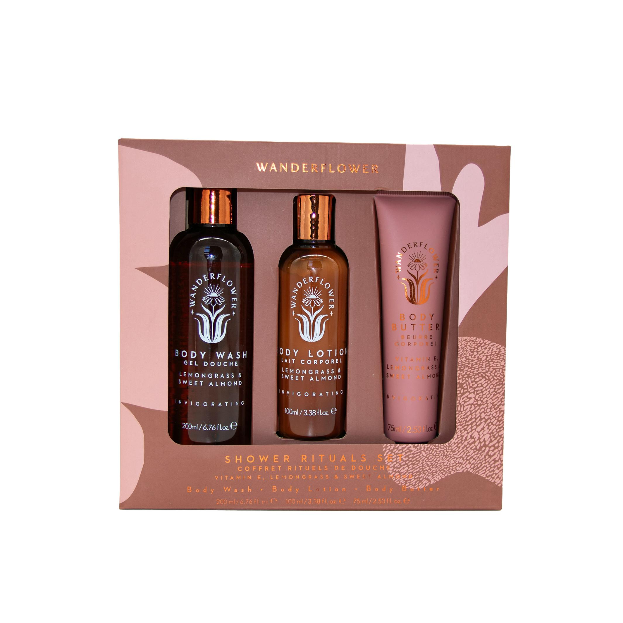 Wanderflower Shower Rituals Set 75 ml + 100 ml +200 ml