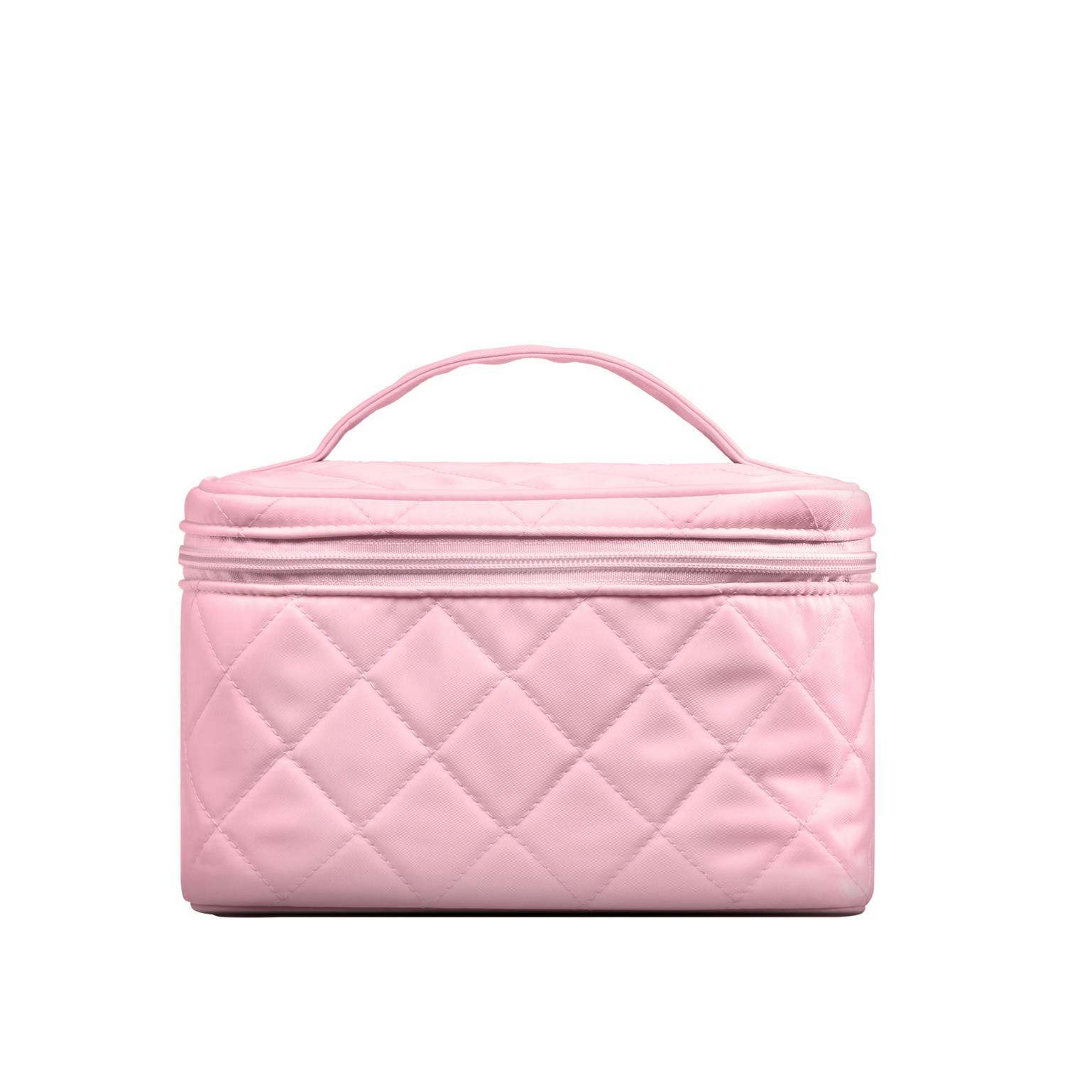 Gillian Jones Beauty Box In Quilted Nylon Pink 1 st
