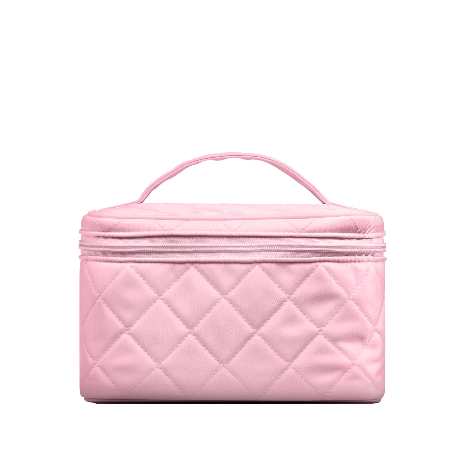 Gillian Jones Beauty Box In Quilted Nylon Pink 1 pcs