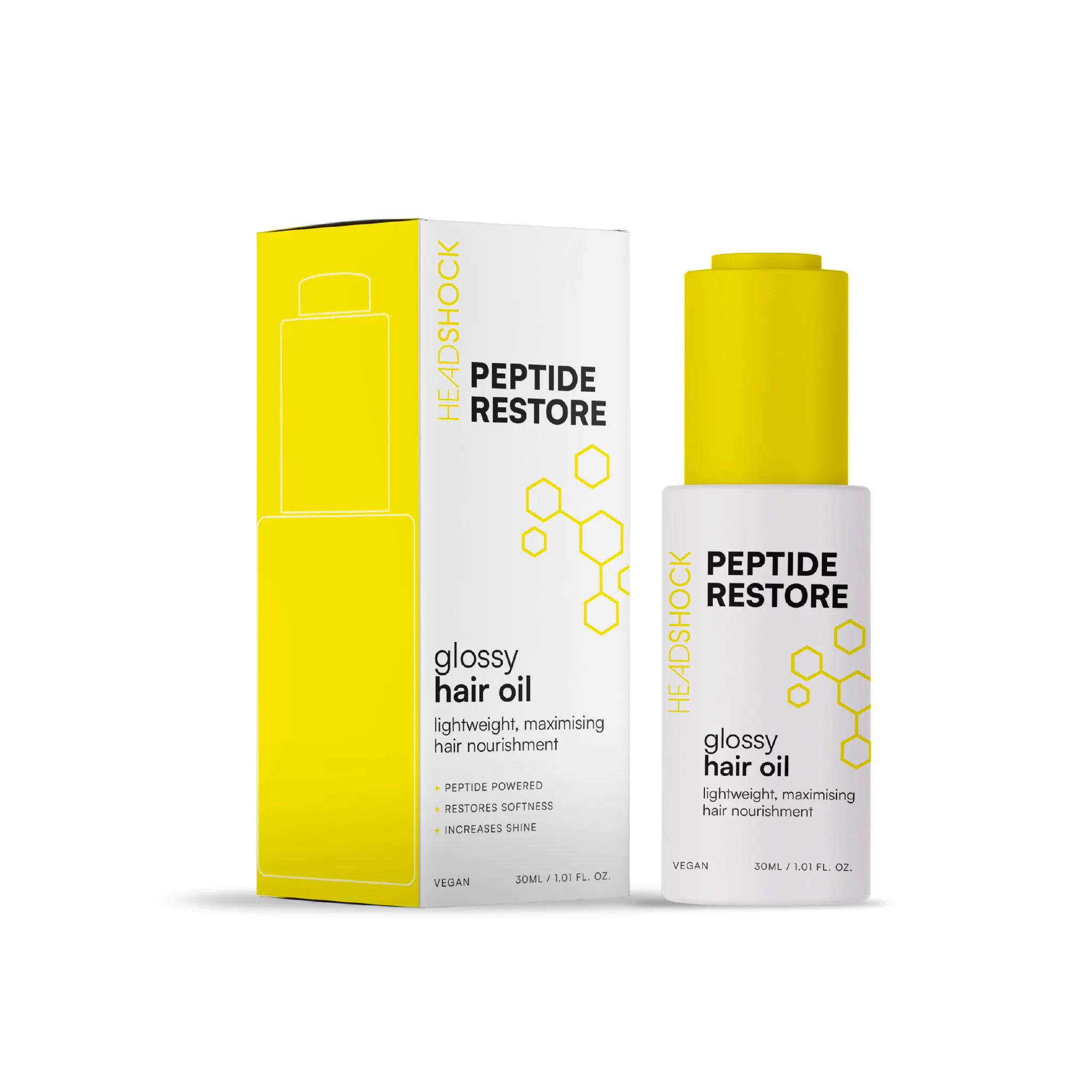 Head Shock Peptide Restore Glossy Hair Oil 30 ml
