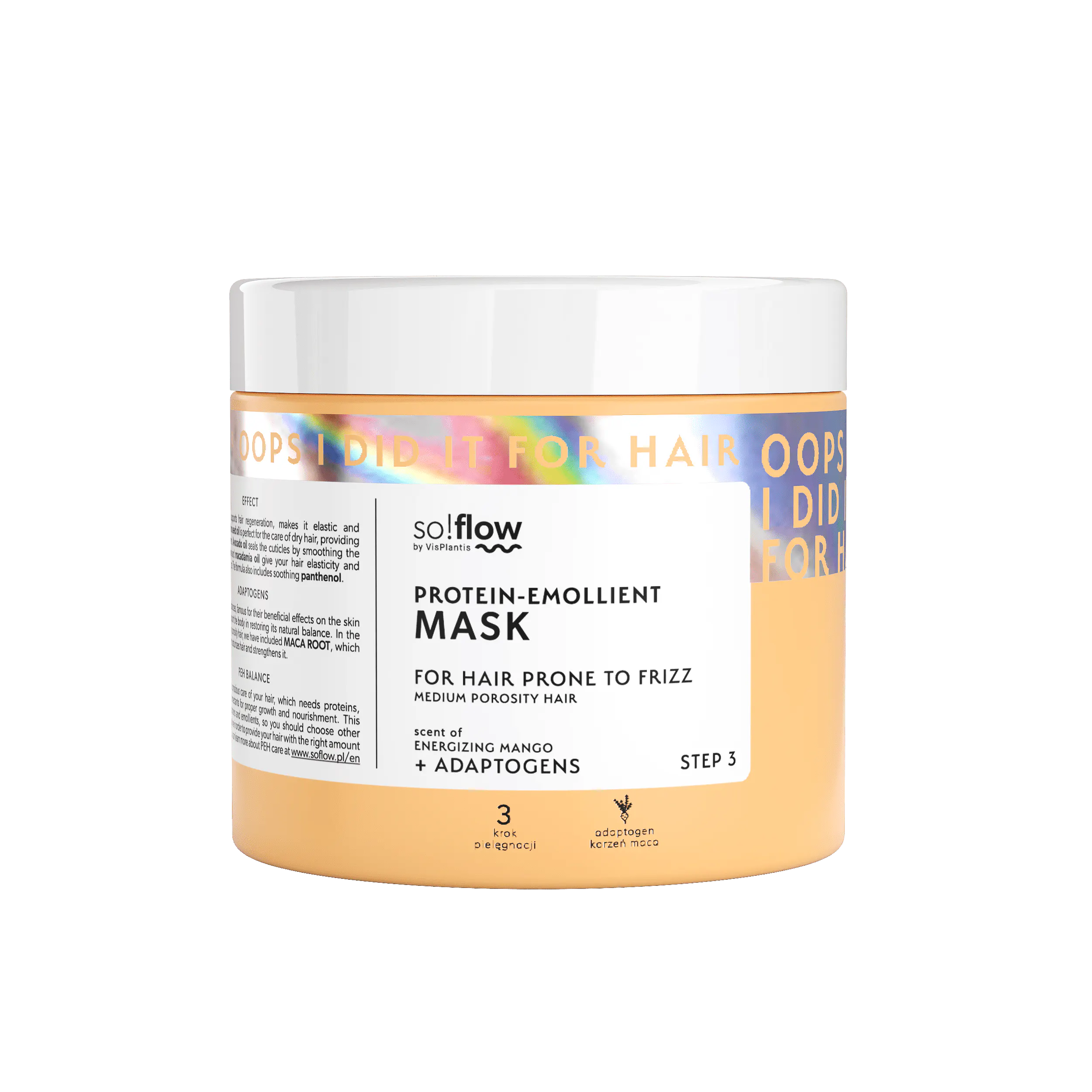 So!Flow Mask for medium porosity hair, prone to frizz 400ml