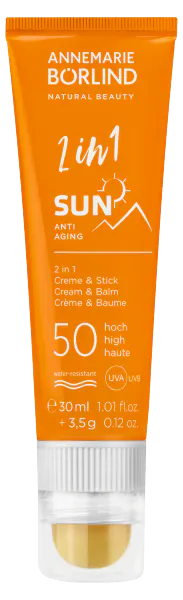 Annemarie B&ouml;rlind SUN 2 in 1 Sun Cream & Balm SPF50 30 ml + 3,5 g