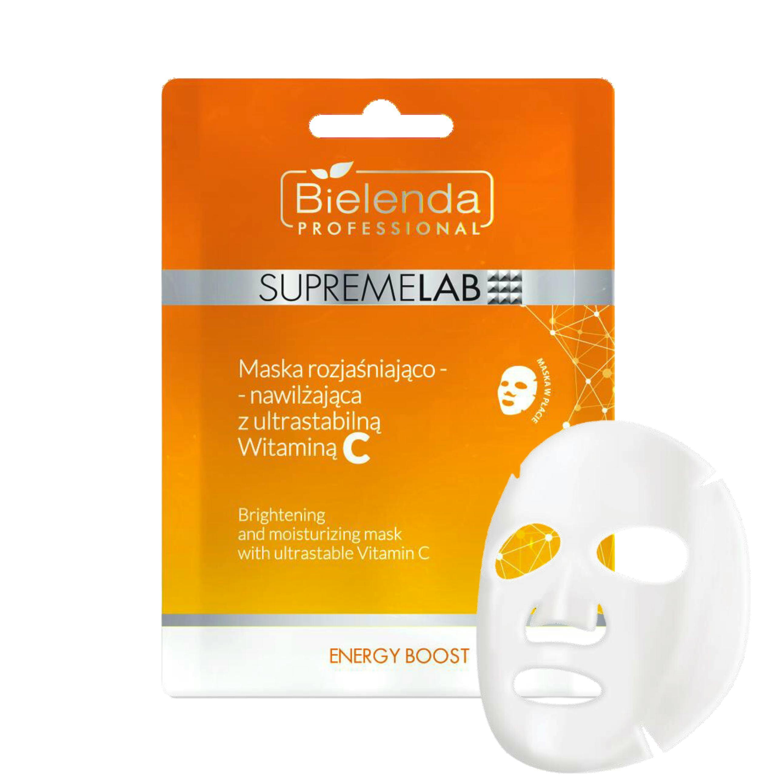 Bielenda Supremelab IS Supremelab Energy Boost Brightening and Moisturizing Mask With Ultra-Stable Vitamin C 1 kpl