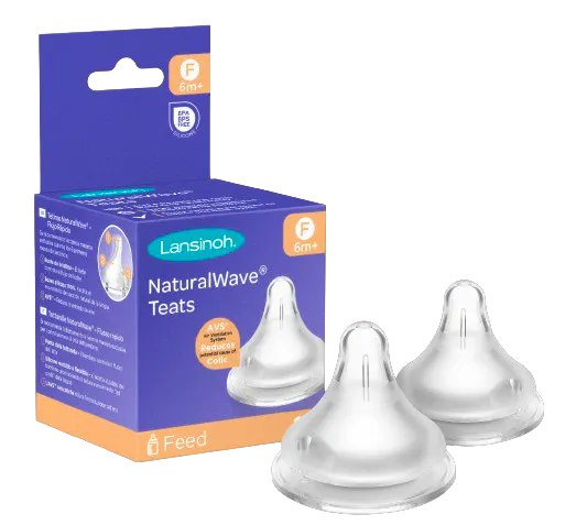 Lansinoh NaturalWave Bottle Nipple Fast Flow 2 st