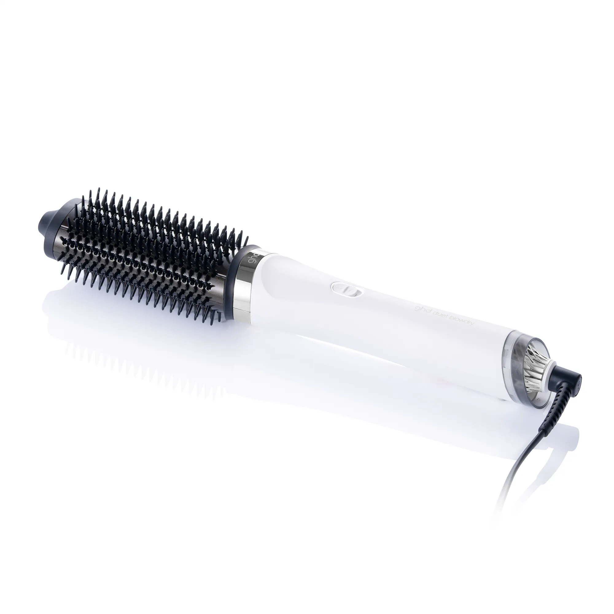 ghd Duet Blow Dry 2-in-1 Hair Dryer Brush White 1 stk