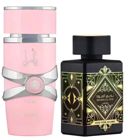 Lattafa Yara & Bade'e Al Oud Oud For Glory EDP 100 ml + 100 ml