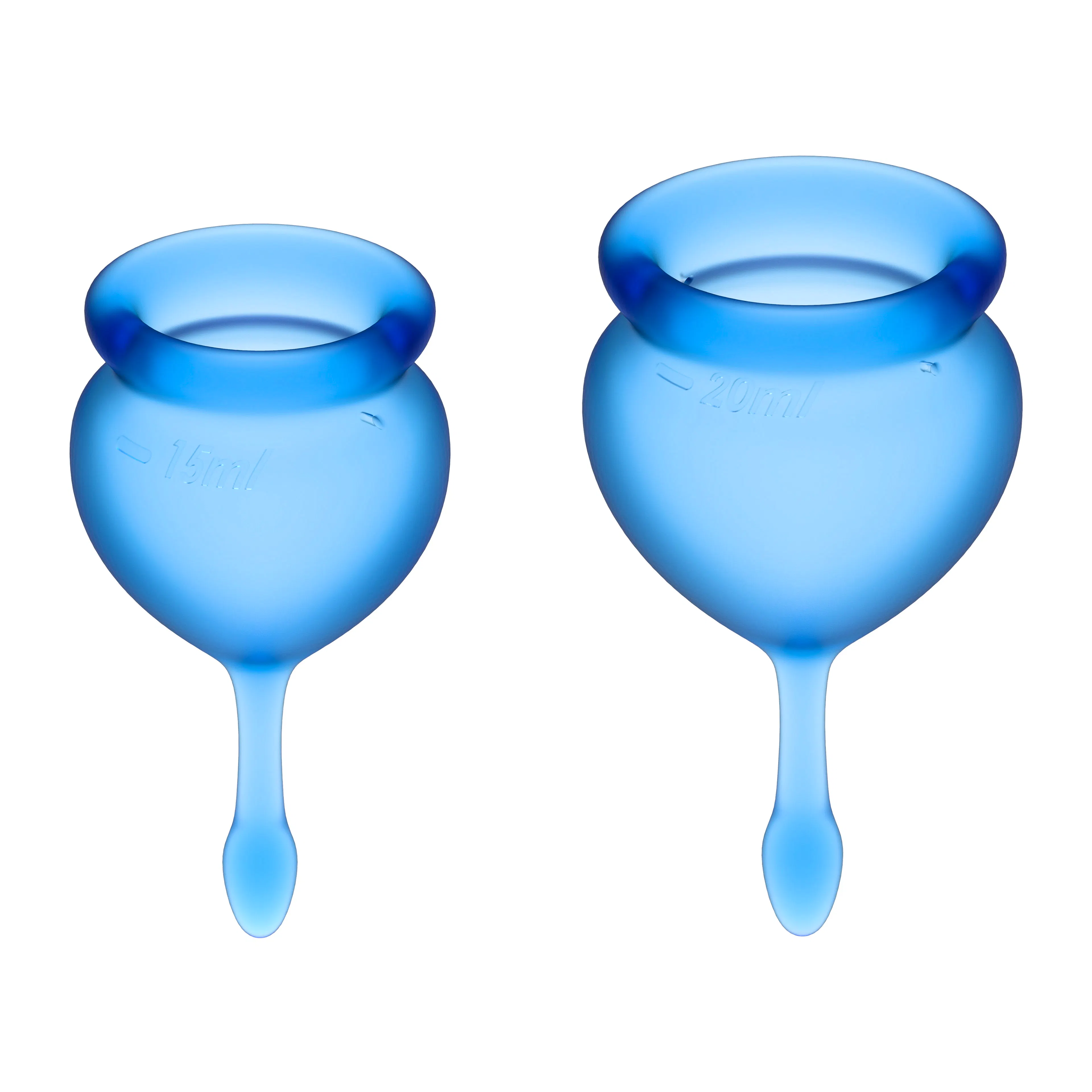 Satisfyer Feel Good Menstrual Cup Blue 2 pcs