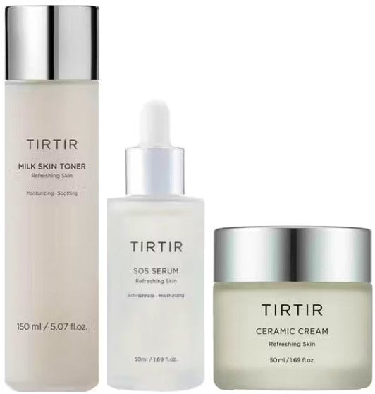 TirTir Milk Calming Skincare Bundle 150 ml + 50 ml + 50 ml