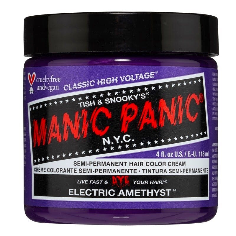 Manic Panic Semi-Permanent Hair Color Cream Electric Amethyst 118 ml