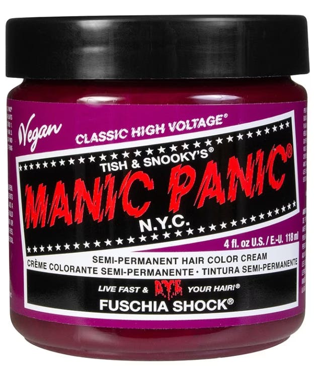 Manic Panic Semi-Permanent Hair Color Cream Fuschia Shock 118 ml