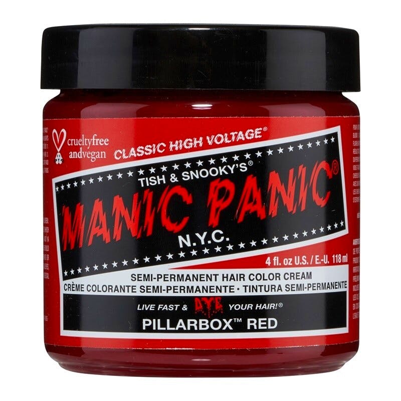Manic Panic Semi-Permanent Hair Color Cream Pillarbox Red 118 ml