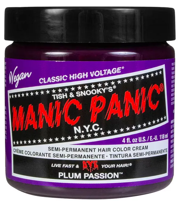Manic Panic Semi-Permanent Hair Color Cream Plum Passion 118 ml