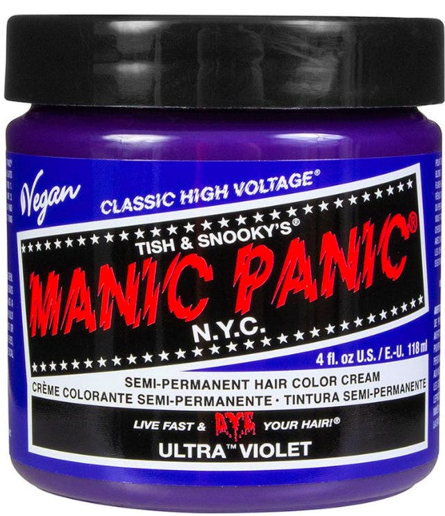 Manic Panic Semi-Permanent Hair Color Cream Ultra Violet 118 ml