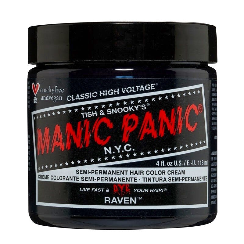 Manic Panic Semi-Permanent Hair Color Cream Raven 118 ml