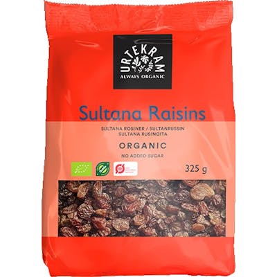 Urtekram Organic Sultana Raisins 325 g