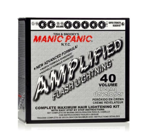 Manic Panic Flash Lighting Amplified 40 Volume Complete Bleach Kit 1 st