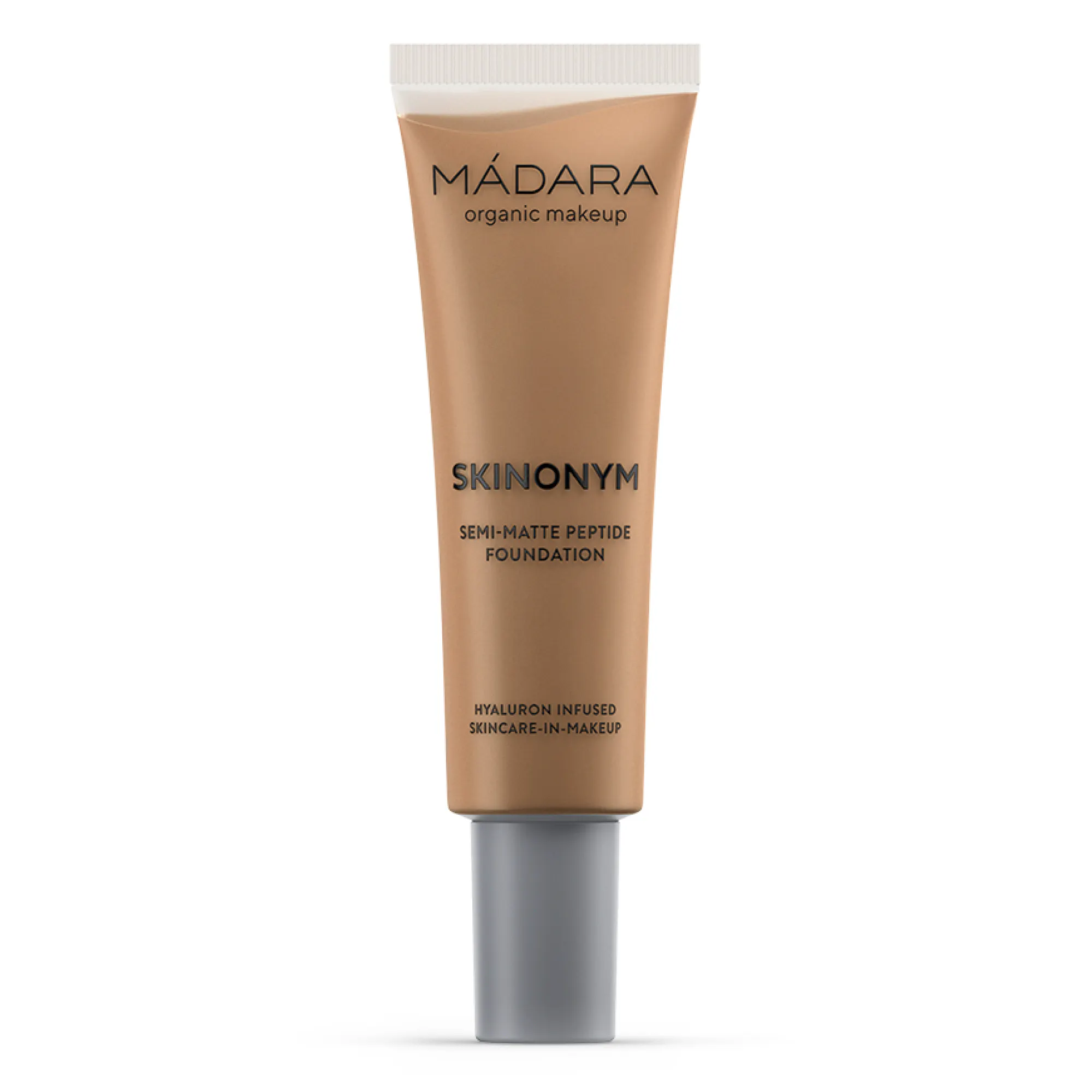 MÁDARA Skinonym Semi-Matte Peptide Foundation #70 Caramel 30 ml