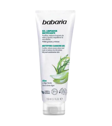 Babaria Aloe & Green Alga Matifying Facial Cleansing Gel 150 ml