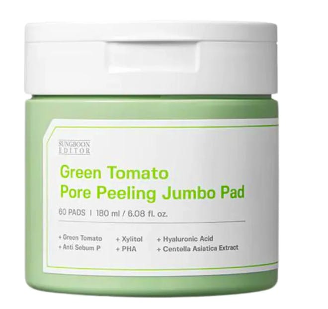 Sungboon Editor Green Tomato Pore Peeling Jumbo Pad 60 stk