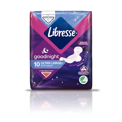 Libresse Goodnight Ultra Thin with Wings 10 st