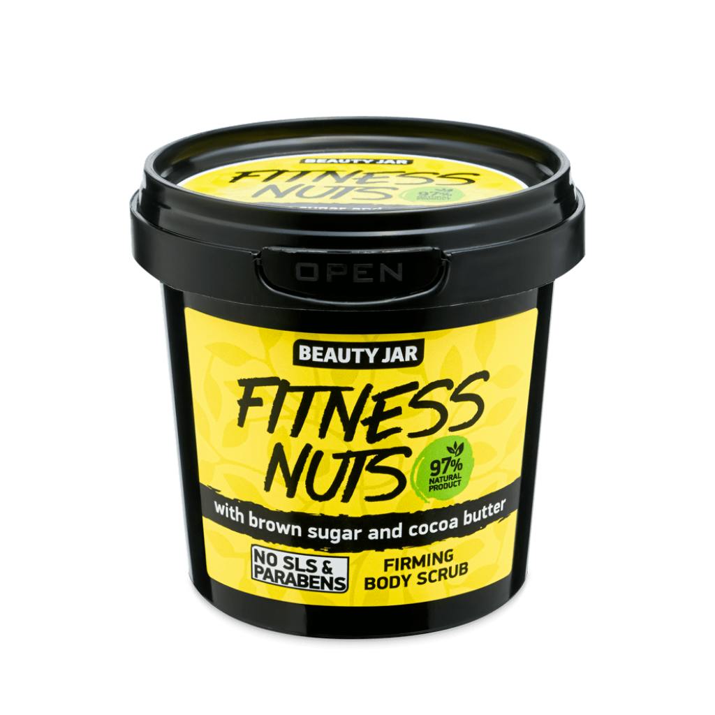 Beauty Jar Fitness Nuts Cane Sugar and Cocoa Body Scrub 200 g