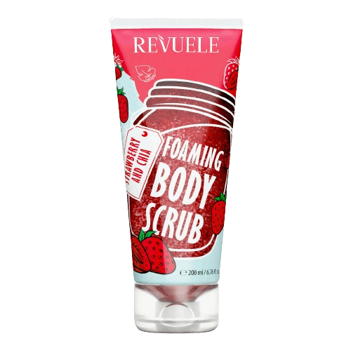 Revuele Foaming Body Scrub Strawberry And Chia 200 ml