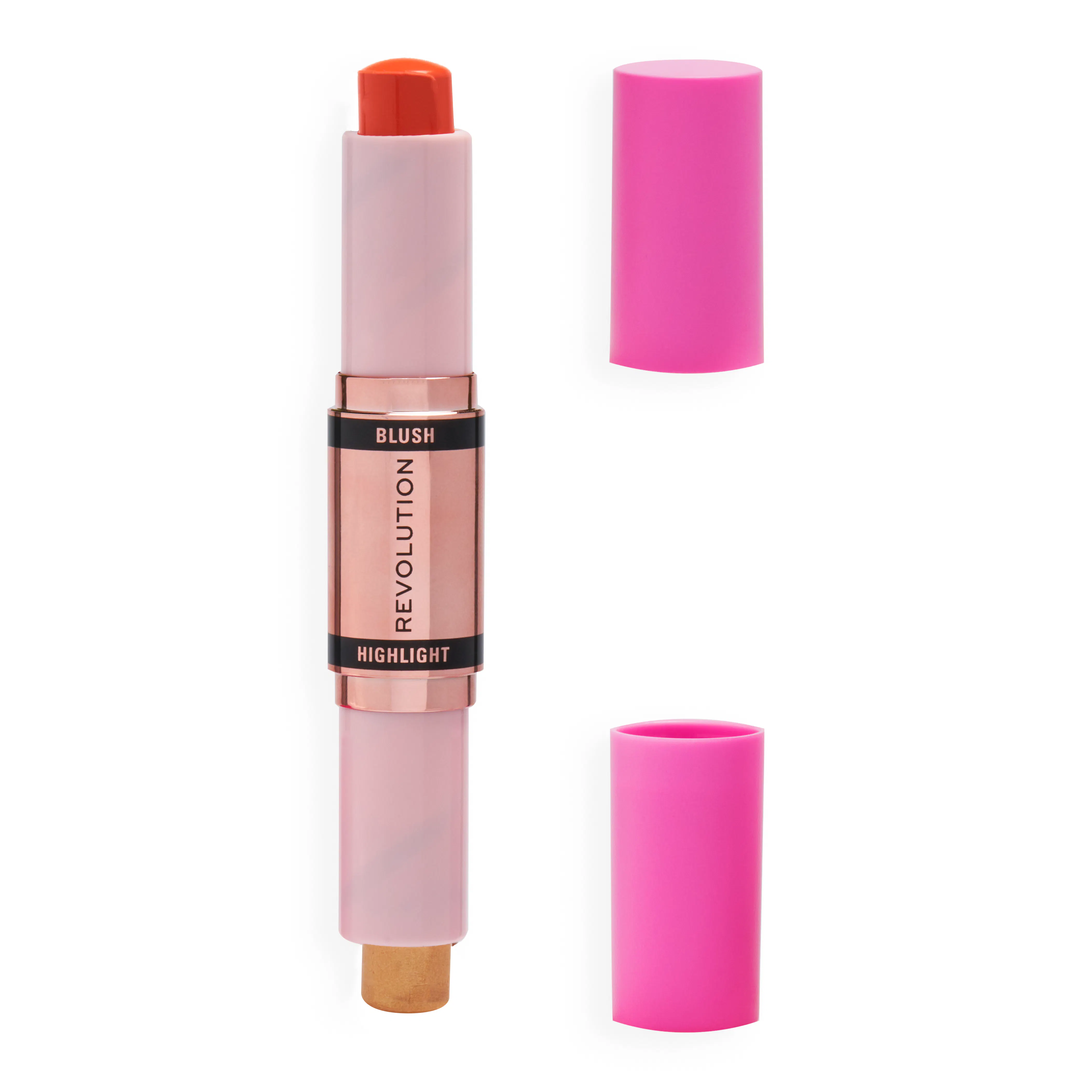 Revolution Mur Blush And Highlight Stick Coral Dew 4,3 g