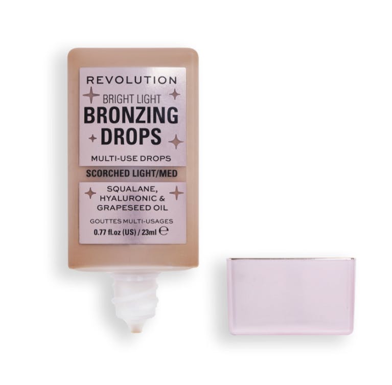 Revolution Bright Light Bronzing Drops Bronze Scorched 23 ml