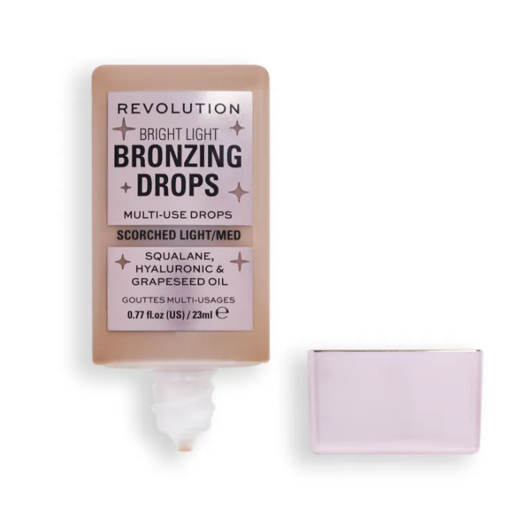 Revolution Bright Light Bronzing Drops Bronze Scorched 23 ml