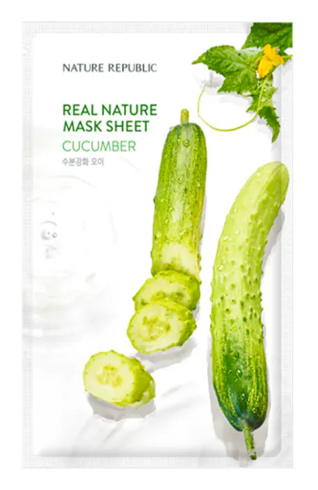 Nature Republic Real Nature Cucumber Mask Sheet 1 pcs