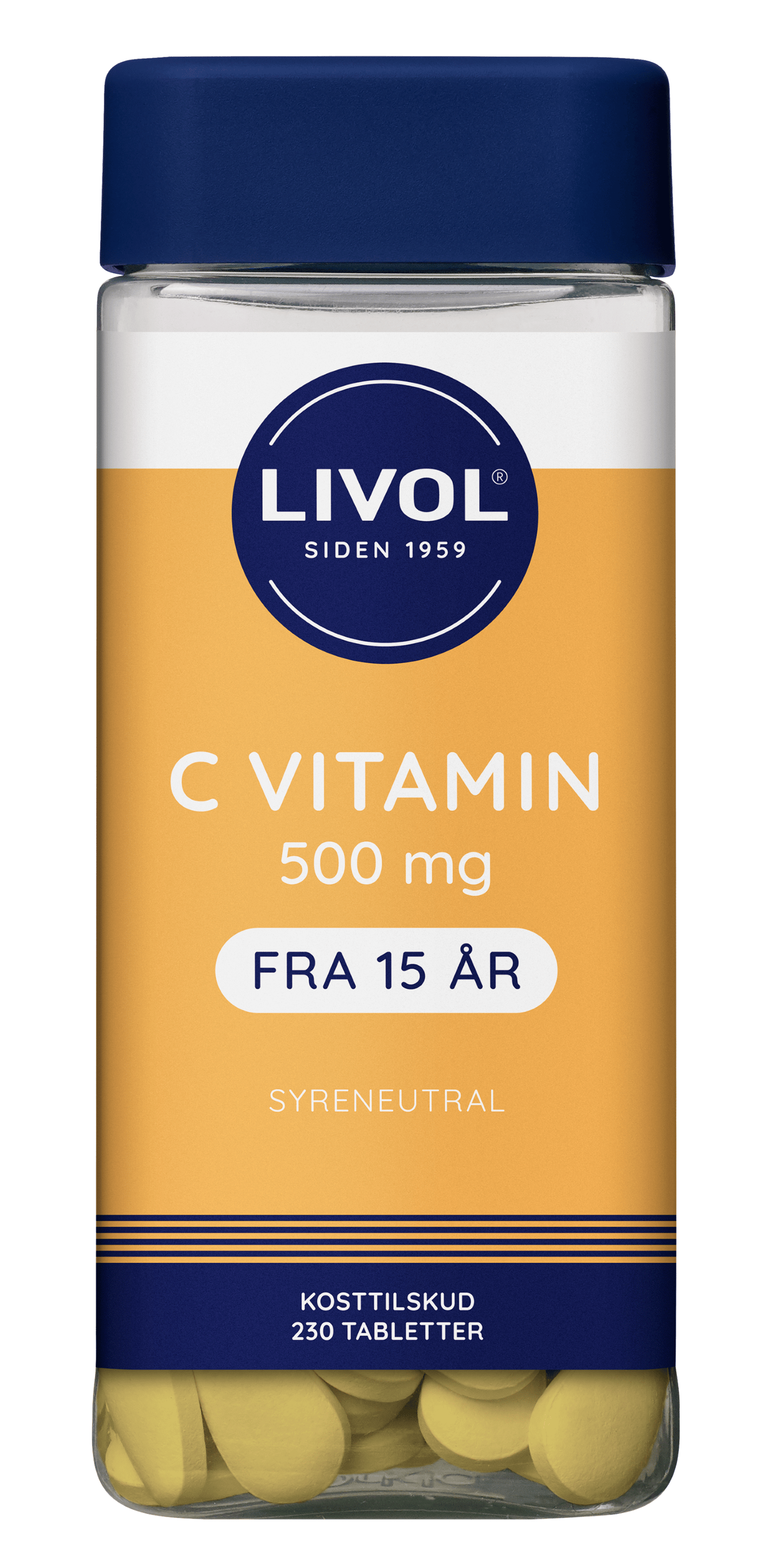 Livol C-Vitamin 500mg 230 stk