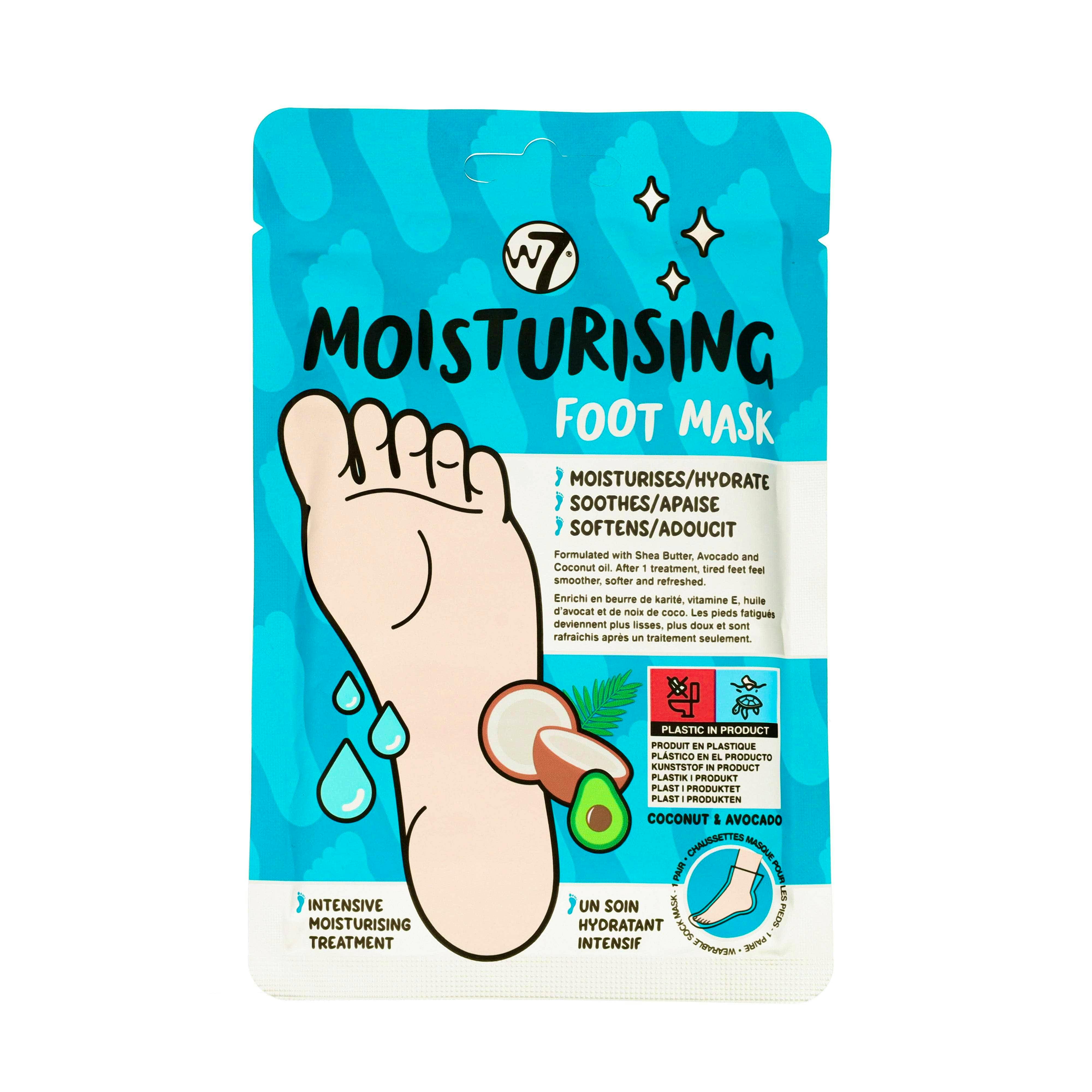W7 Moisturizing Foot Mask 1 par