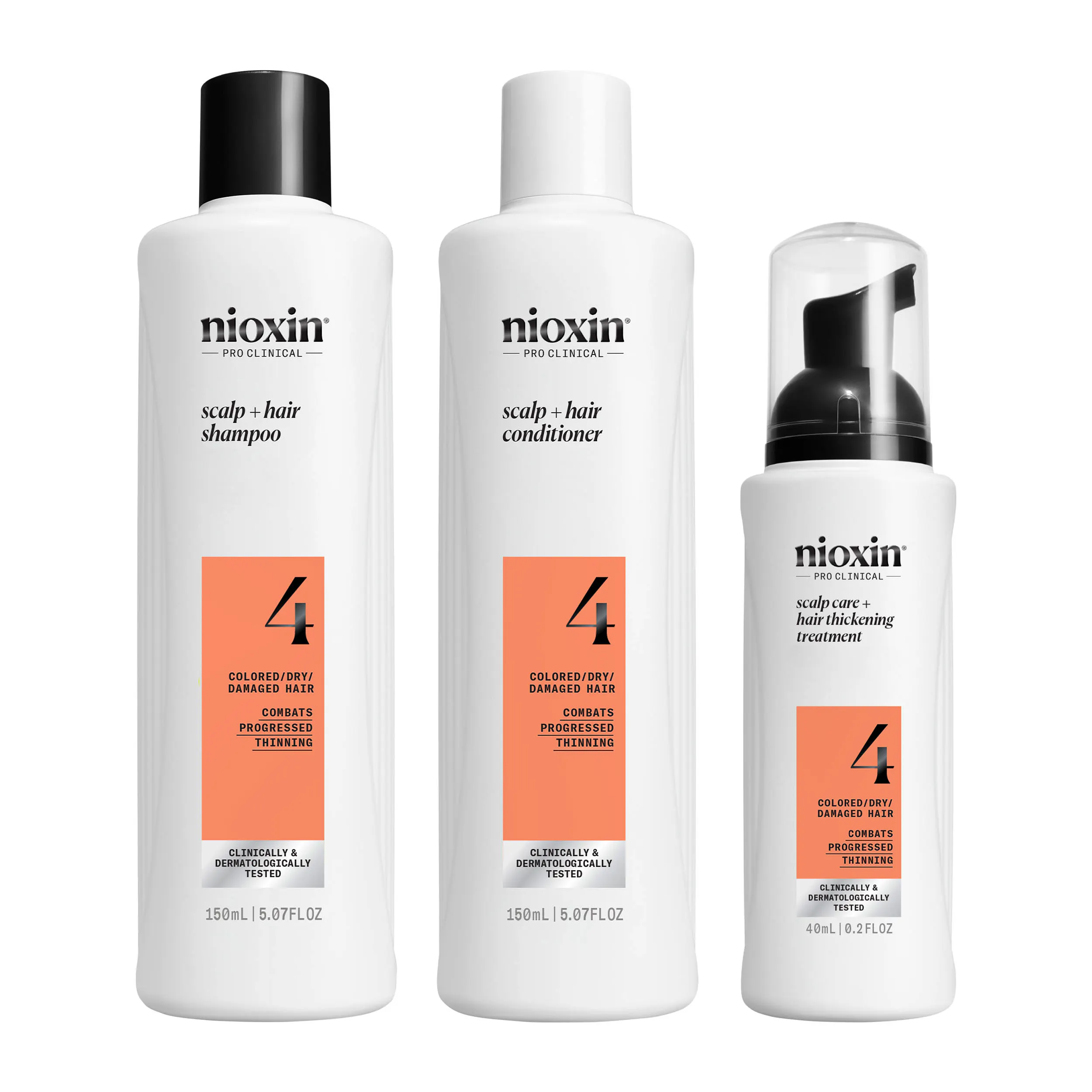 Nioxin System 4 Trial Kit 150 ml + 150 ml + 40 ml
