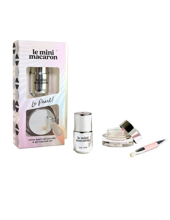 Le mini macaron Chrome Powder Set Le Pearl 4 g + 2 st
