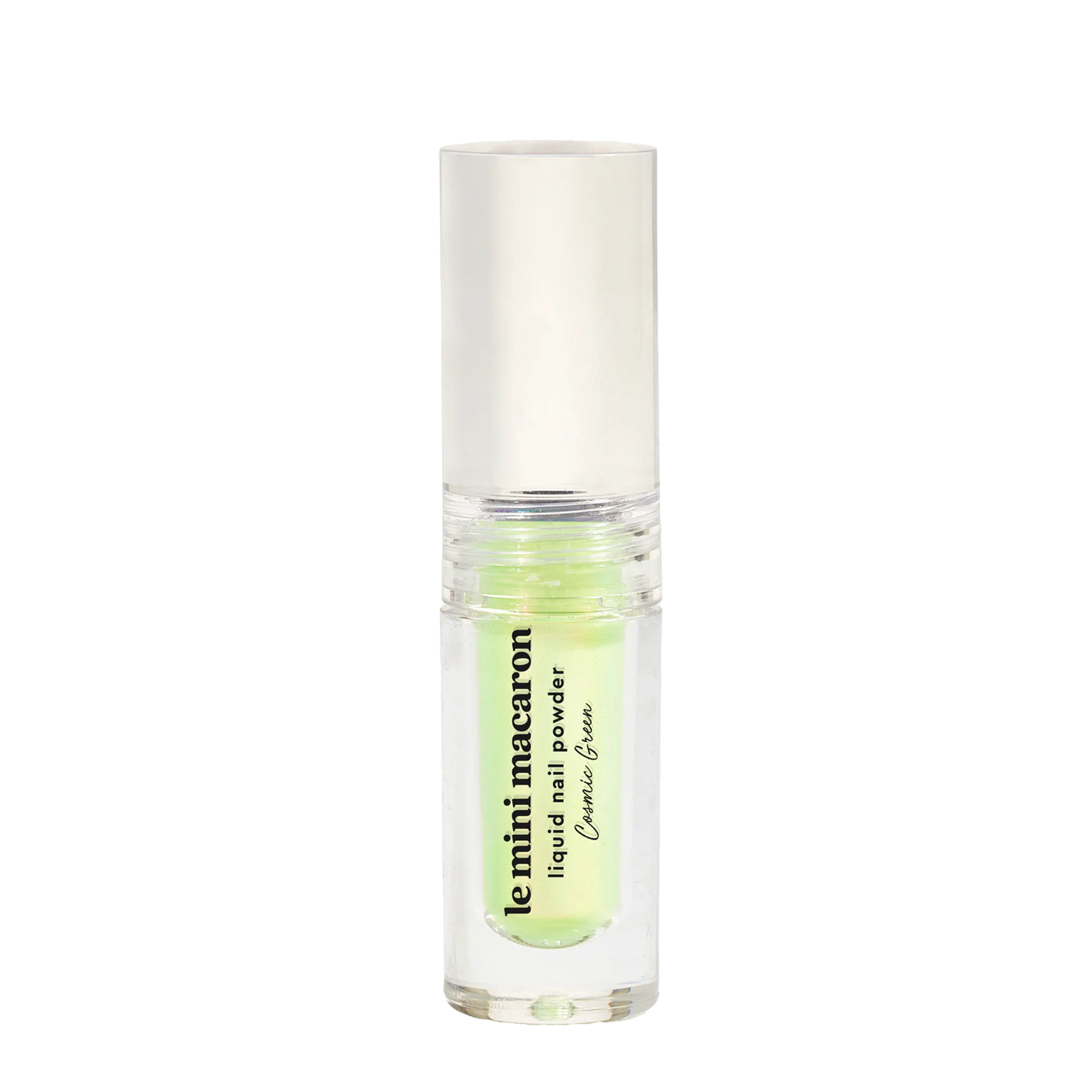 Le mini macaron Liquid Nail Powder Cosmic Green 2 ml