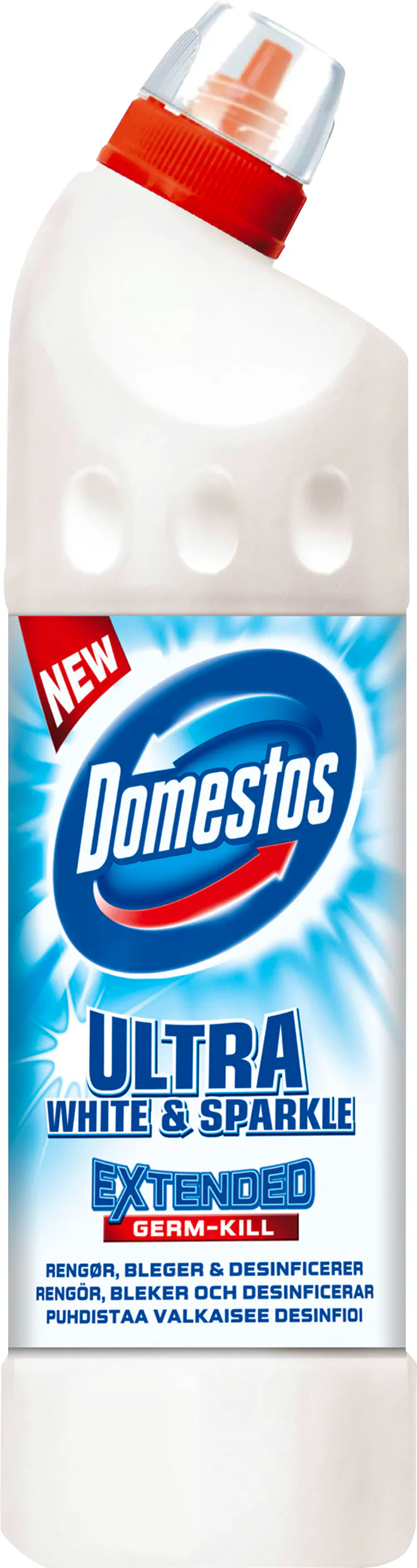 Domestos Ultra White & Sparkle Bleach 750 ml