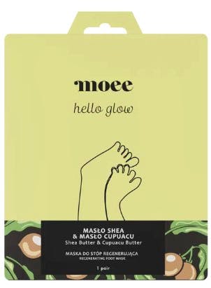 moee Hello Glow Shea Butter & Cupuacu Regenerating Foot Mask 1 stk