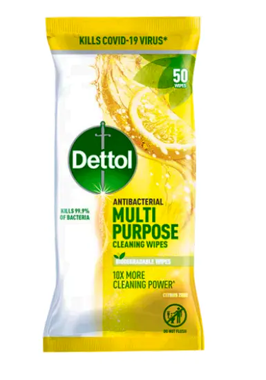 Dettol Multi Surface Cleanser Citrus Wipes 50 pcs