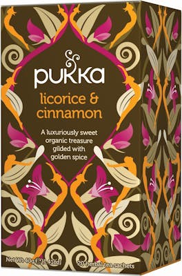 Pukka Licorice &amp; Cinnamon Tea EKO 20 påsar