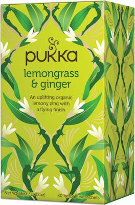 Pukka Lemongrass &amp; Ginger Tea EKO 20 påsar