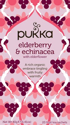 Pukka Elderberry &amp; Echinacea Tea Øko 20 breve